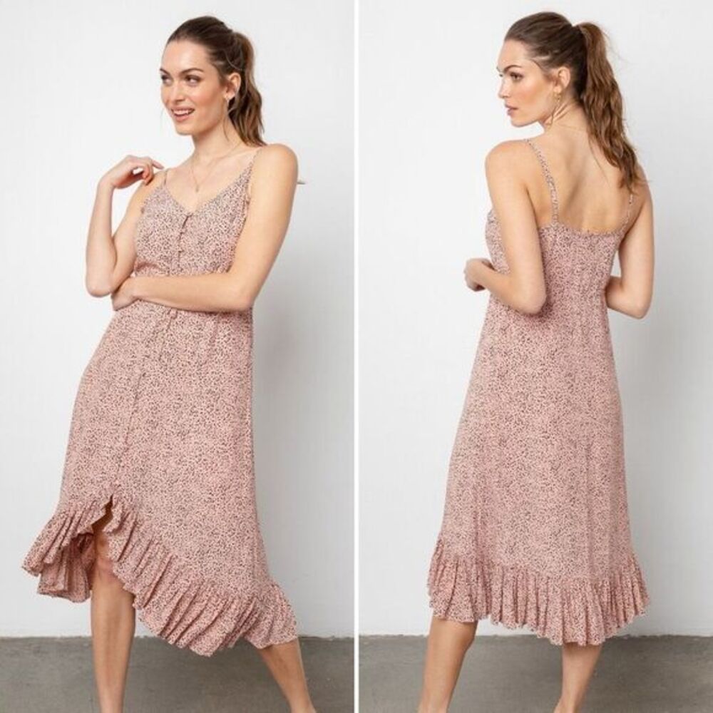 Rails NWOT Frida Dress in Rose Spotted Size S